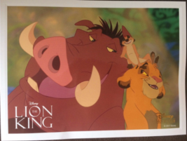 The Lion King Lithograph Disney Movie Club Exclusive 2017 NEW - £12.10 GBP