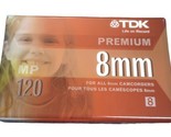One TDK 8mm Camcorder 120 Blank Cassette Tape New Superior Grade - £3.90 GBP