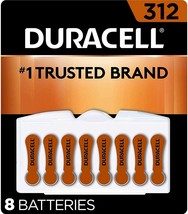 Duracell 8 Pack of DA312B16 Hearing Aid Batteries - Size 312 EXP 03/24 - $3.00