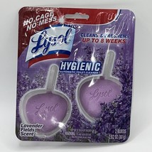 Lysol No Mess Hygienic Automatic Toilet Bowl Cleaner Lavender Fields 2/P... - $9.49
