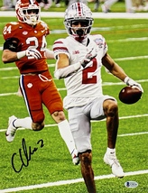 Chris Olave Autographed Signed 11x14 Ohio State Buckeyes Photo Beckett Certified - £86.24 GBP