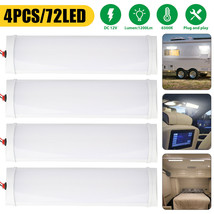 4X 12V Led Interior Lights Roof Ceiling Reading Lamp For Car Rv Camper T... - £31.12 GBP