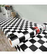 Decotalk Checkered Peel and Stick Wallpaper for Kitchen Backsplash Wall ... - £11.90 GBP