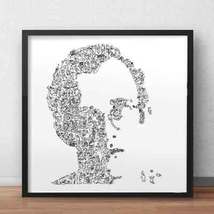 Keith Haring art print with doodles inside - pop art  hand drawing - £9.99 GBP