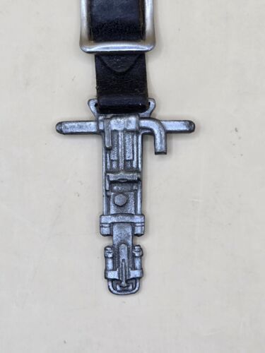 Vintage Denver Colo Gardner-Denver Co Sinker Drill Brass &amp; Leather Watch... - £15.44 GBP