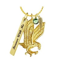 Golden Eagle Gold Cremation Urn - Love Charms™ Option - £45.96 GBP