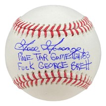 Goose Gossage Yankees Signed Official MLB Baseball Pine Tar Insc F Brett BAS ITP - £168.59 GBP