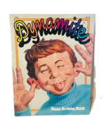 Dynamite Mad Magazine Alfred E Neuman 1978 Cover Happy Birthday 25th Sch... - $17.77