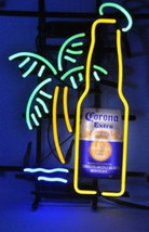 Corona Extra Bottle Palm Neon Sign 16&quot;x15&quot; - £109.34 GBP
