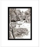 Peggy&#39;s Point, Kaaterskill Creek, Open Edition, Matted, Pen and Ink Print - £19.67 GBP