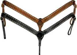 Showman Argentina Cow Leather Buckstitch Breast Collar - $71.81+