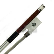 High Quality 44 Violin Bow Imitated Elephant Tusk Frog Abalone Silver Wrap-White - $69.99