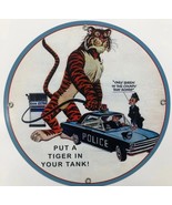 ESSO Tiger 14" Round Laser Cut Metal Sign - $49.95