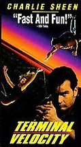 Terminal Velocity VHS Tape Charlie Sheen - $1.98