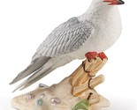 Lenox Common Tern Sea Bird Figurine Perched On Drift Wood Beach Red Beak... - $68.00