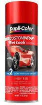 2 PK Dupli-Color CWRC883 Custom Wrap Wet Look Kit INDY RED Steps 1 &amp; 2 - £7.79 GBP