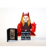 Minifigure Scarlet Witch Marvel Mceu Comic With Spell Book Toys - $7.21