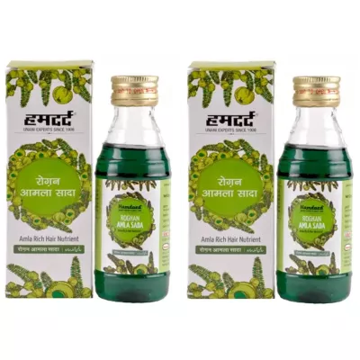 Hamdard Roghan Amla Sada (100ml, Pack of 2) - $24.16