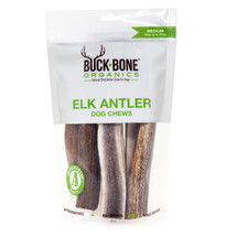 Buck Bone Organics Elk Antler Dog Chews, Medium, 6-7 Count - £66.39 GBP