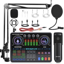 Portable Dj20 Mixer Sound Card With 48V Microphone For Studio Live Sound... - £135.25 GBP