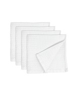 Waffle Towel Quick Dry Thin Exfoliating, 4 Pack Washcloths For Face Body... - £31.69 GBP