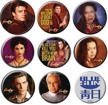 Firefly TV Series Metal Button Assortment of 9 Ata-Boy YOU CHOOSE BUTTON - $2.50
