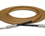Hosa GTR-518 Straight to Right Angle Tweed Guitar Cable, 18 Feet - £19.94 GBP