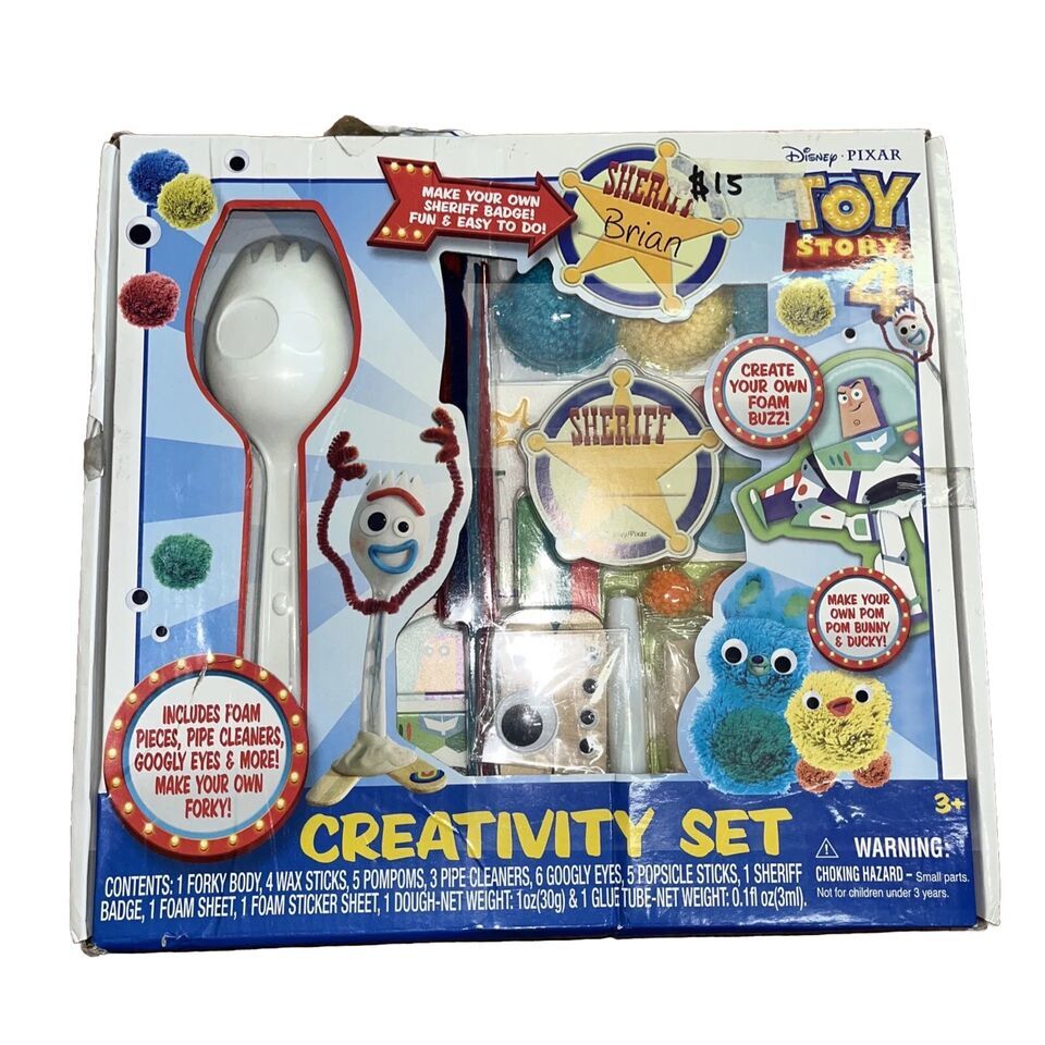 Primary image for Toy Story 4 Craft Creativity Art Set: Make Your Own Forky And Other Characters