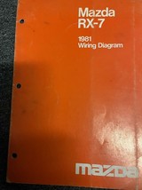 1981 Mazda RX7 RX-7 Electrical Wiring Diagram Manual EWD ETM OEM - $34.95