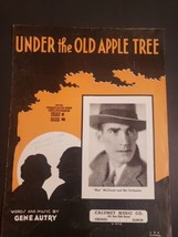 Under The Old Apple Tree By Gene Autry Vintage 1932 Sheet Music - £10.56 GBP