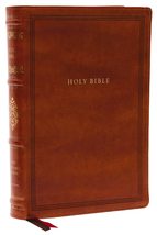 KJV, Wide-Margin Reference Bible, Sovereign Collection, Leathersoft, Brown, Red  - £46.62 GBP