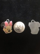 Minnie Mouse Enamel charm - Necklace Pendant Charm K29 Children MM4 - $15.95