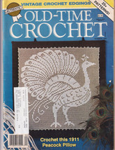 OLD-TIME CROCHET Magazine Vintage Summer 1989 issue Peacock Pillow Doilies - £7.08 GBP