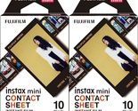 Fujifilm Instax Mini Instant Film Twin Pack (White), 20 photos - $25.43