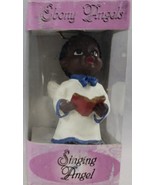 Vintage Ebony Angels Singing Angel Figurine, Shade - 8010A Chocolate - $41.66 CAD