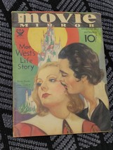 Greta Garbo cover magazine dec 1933 m0vie mirror - $30.00