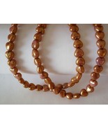 50 6 x 6 mm Czech Glass Heart Beads: Luster - Opaque Rose/Gold Topaz - $2.37