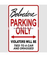 Plymouth Belvedere 1965 Metal Parking Sign - $22.54