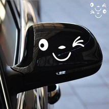  smile car sticker rearview mirror sticker car styling cartoon smiling eye face sticker thumb200