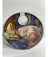 Wine Art Party Plates Balance Wine Glass &amp; Hors D&#39;oeuvres Securely Mingl... - £14.57 GBP