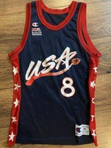 Scottie Pippen Vintage Champion Blue USA Jersey Dream Team NBA Bulls 40 Medium M - £47.48 GBP