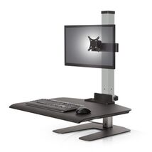 Innovative WNST-1-FS-M-BLK-124 Single Monitor Workstation - $572.22