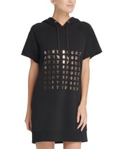 DKNY Womens Activewear Sport Metallic Logo Sneaker Fitness Fleece Dress ... - £61.36 GBP