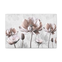 Simple Floral Painting 3D Flower Canvas Wall Art for Home Decor Ready-to-Hang - £72.57 GBP+