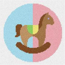 Pepita Needlepoint kit: Rocking Horse Uni, 7&quot; x 7&quot; - £39.33 GBP+