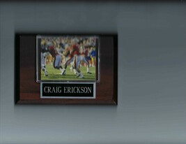 Craig Erickson Plaque Miami Hurricanes Football Nfl - $2.96