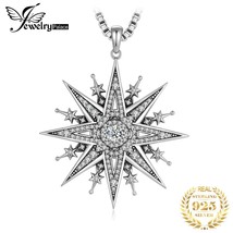 JewelryPalace Vintage Gothic North Star 925 Sterling Silver Pendant Neck... - $27.44