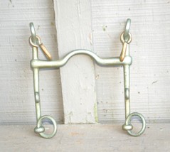 Low Port Curb Bit Western Horse Tack England 5&quot; Mouthpiece 3-3/4&quot; Shank - $911.59 MXN