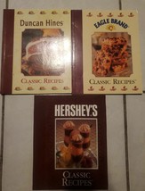 Classic Recipes cook books - Hersey&#39;s, Duncan Hines, Eagle Brand - $15.83