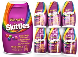 6 SKITTLES Wild Berry Liquid Water Enhancer Keto-Sugar Free 1.62 oz BB 11 2024 - $35.97